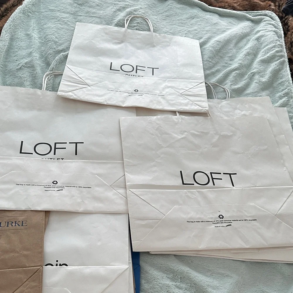 12 Assorted Empty Gift Wrap Bags